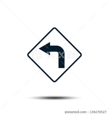 Road Sign Vector Logo Template Illustration EPS 10 Road Sign Vector Logo Template Illustration EPS 10 136278527