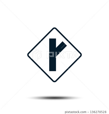 Road Sign Vector Logo Template Illustration EPS 10 136278528