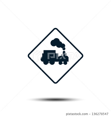 Road Sign Vector Logo Template Illustration EPS 10 136278547