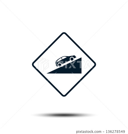 Road Sign Vector Logo Template Illustration EPS 10 136278549