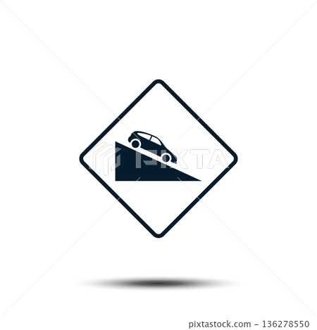 Road Sign Vector Logo Template Illustration EPS 10 Road Sign Vector Logo Template Illustration EPS 10 136278550