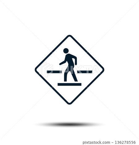 Road Sign Vector Logo Template Illustration EPS 10 Road Sign Vector Logo Template Illustration EPS 10 136278556