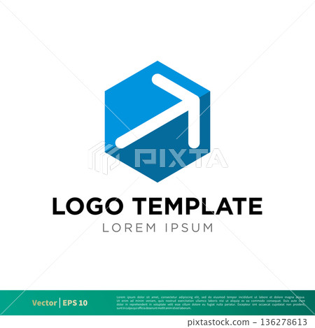 Arrow Hexagon Icon Vector Logo Template Illustration Design. Vector EPS 10. Arrow Hexagon Icon Vector Logo Template Illustration Design. Vector EPS 10. 136278613