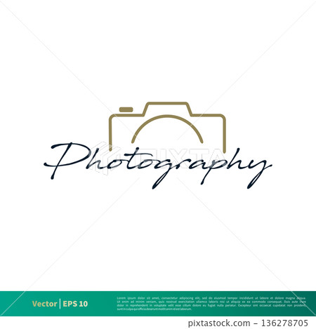Photography Icon Vector Logo Template Illustration Design. Vector EPS 10. 136278705