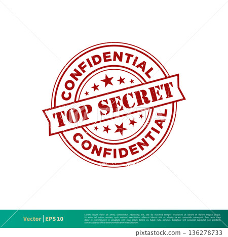 Top Secret Vector Banner Stamp Template Illustration Design. Vector EPS 10. Top Secret Vector Banner Stamp Template Illustration Design. Vector EPS 10. 136278733