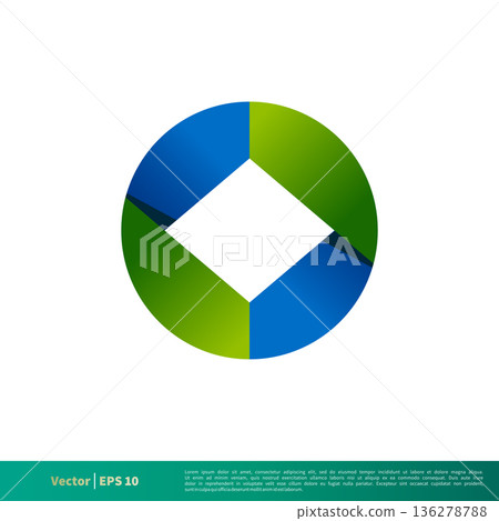 Abstract Icon 3D Logo Template Illustration Design. Vector EPS 10. 136278788
