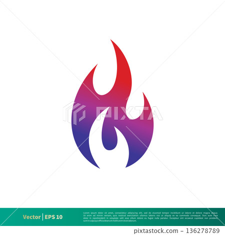 Fire Flame Icon Vector Logo Template Illustration Design. Vector EPS 10. Fire Flame Icon Vector Logo Template Illustration Design. Vector EPS 10. 136278789