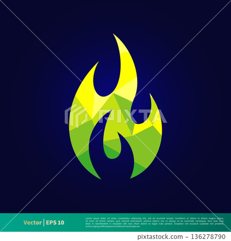 Fire Flame Icon Vector Logo Template Illustration Design. Vector EPS 10. Fire Flame Icon Vector Logo Template Illustration Design. Vector EPS 10. 136278790
