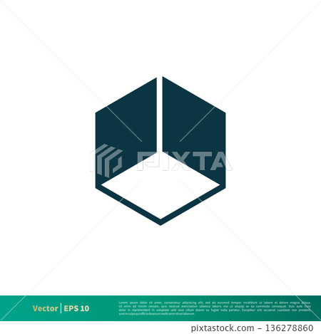 Box Cube Icon Vector Logo Template Illustration Design. Vector EPS 10. Box Cube Icon Vector Logo Template Illustration Design. Vector EPS 10. 136278860
