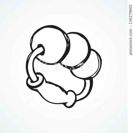 Rattle. Vector drawing Rattle. Vector drawing 136279605