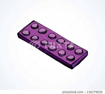 Lego. Vector drawing Lego. Vector drawing 136279636