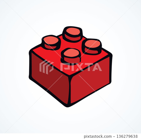 Lego. Vector drawing Lego. Vector drawing 136279638