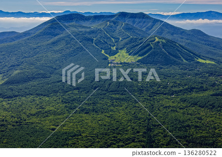 Mt. Iizuna seen from the climb to Mt. Togakushi 136280522
