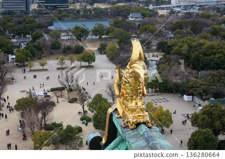 Shotokoho from Osaka Castle 136280664