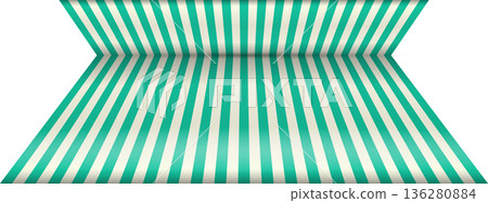 Trendy abstract green stripes background. Color gradient vector illustration for web, template, posters, card, banner. Pastel colors simple striped studio backdrop with empty space for your content Trendy abstract green stripes background. Color gradient vector illustration for web, template, posters, card, banner. Pastel colors simple striped studio backdrop with empty space for your content 136280884