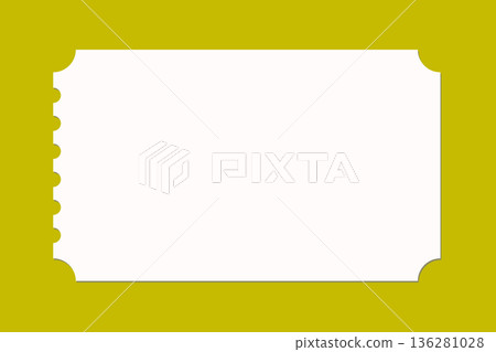 Vector empty ticket template. Isolated modern coupon mockup for travelling, movie, theater, airplane. Blank white tickets, icon. Concert, festival, event admit layouts Vector empty ticket template. Isolated modern coupon mockup for travelling, movie, theater, airplane. Blank white tickets, icon. Concert, festival, event admit layouts 136281028