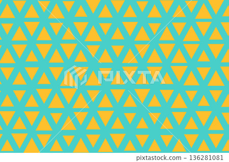 Polygonal rainbow mosaic background. Abstract low poly vector illustration. Triangular pattern in halftone style. Template geometric business design with triangle for poster, banner, card, flyer 136281081