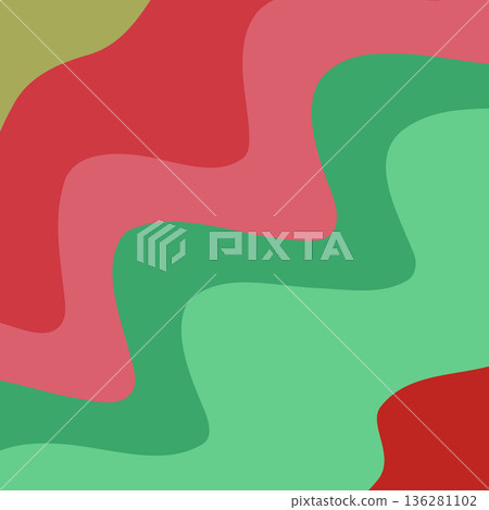 Fluid art. Modern artwork background. Mixture of acrylic paints. Abstract liquid painting marble texture, colorful gradient waves. Vector design for banner, flyer, business card, cover, invitation 136281102