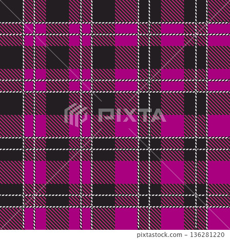 Color scotland textile seamless pattern. Fabric texture check tartan plaid. Abstract geometric background for cloth, card, fabric. Monochrome graphic repeating design. Modern squared ornament Color scotland textile seamless pattern. Fabric texture check tartan plaid. Abstract geometric background for cloth, card, fabric. Monochrome graphic repeating design. Modern squared ornament 136281220