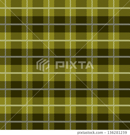 Black and green Scotland textile seamless pattern. Fabric texture check tartan plaid. Abstract geometric background for cloth, fabric. Monochrome graphic repeating design. Modern squared ornament Black and green Scotland textile seamless pattern. Fabric texture check tartan plaid. Abstract geometric background for cloth, fabric. Monochrome graphic repeating design. Modern squared ornament 136281239