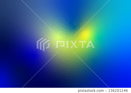 Polygonal rainbow mosaic background. Abstract low poly vector illustration. Triangular pattern in halftone style. Template geometric business design with triangle for poster, banner, card, flyer 136281246