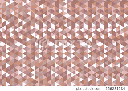 Polygonal rainbow mosaic background. Abstract low poly vector illustration. Triangular pattern in halftone style. Template geometric business design with triangle for poster, banner, card, flyer 136281284
