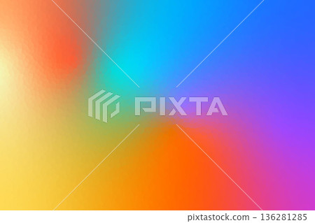 Polygonal rainbow mosaic background. Abstract low poly vector illustration. Triangular pattern in halftone style. Template geometric business design with triangle for poster, banner, card, flyer 136281285