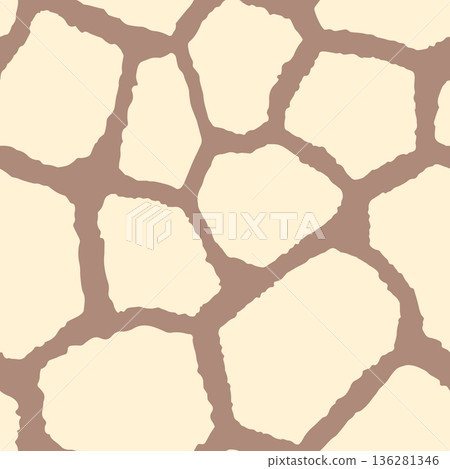Abstract modern giraffe seamless pattern. Animals trendy background. Colorful decorative vector stock illustration for print, card, postcard, fabric, textile. Modern ornament of stylized skin Abstract modern giraffe seamless pattern. Animals trendy background. Colorful decorative vector stock illustration for print, card, postcard, fabric, textile. Modern ornament of stylized skin 136281346
