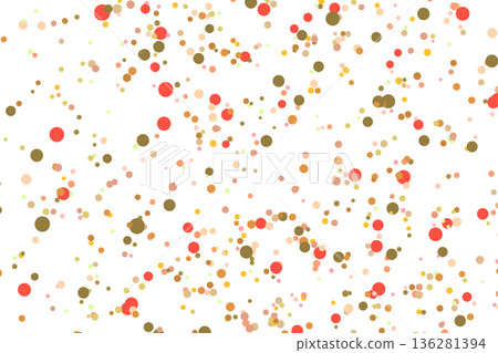 Light multicolor background, colorful vector texture with circles. Splash effect banner. Glitter silver dot abstract illustration with blurred drops of rain. Pattern for web page, banner,poster, card 136281394
