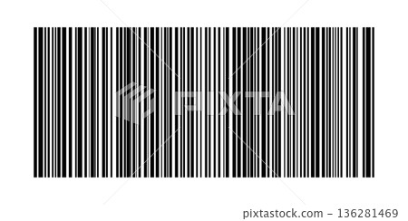 Barcode isolated on color background. Code stripes sticker. Barcode labels, customers qr code 136281469