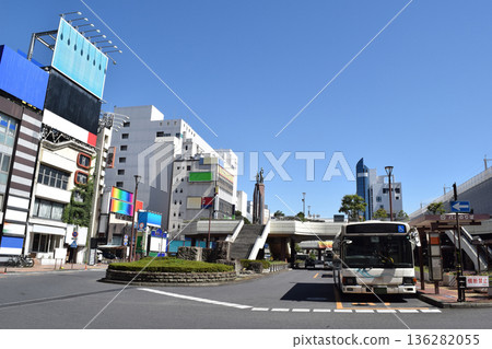 宇都宮站西出口的街景 宇都宮站西出口的街景 136282055