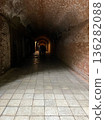 Inside the brick arched tunnel, you can feel the history 136282088