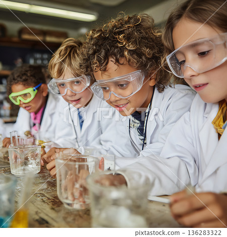 兒童學習科學實驗 136283322