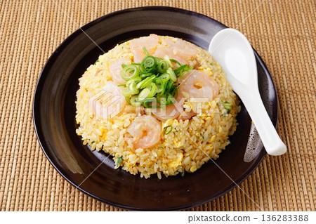 Shrimp fried rice Chinese Shrimp fried rice Chinese 136283388