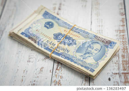 越南貨幣：越南盾（越南盾） 136283497