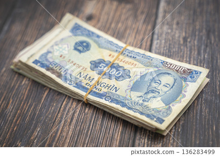 越南貨幣:越南盾(越南盾) 越南貨幣:越南盾(越南盾) 136283499