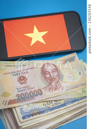 Vietnamese currency: Dong (Vietnamese Dong) Vietnamese currency: Dong (Vietnamese Dong) 136283548