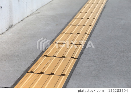 Blocks for guiding visually impaired people 136283594