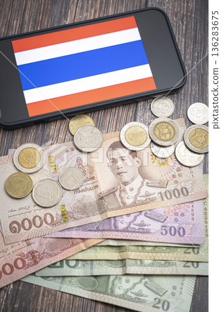 Thai currency Thai baht Thai currency Thai baht 136283675