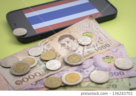 Thai currency Thai baht Thai currency Thai baht 136283701