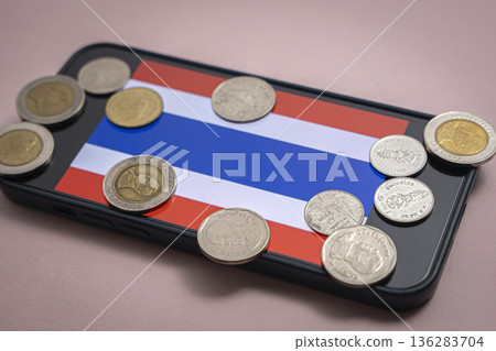 Thai currency Thai baht Thai currency Thai baht 136283704