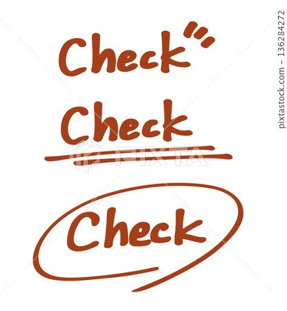 裝飾手繪方格字母插圖套裝 136284272