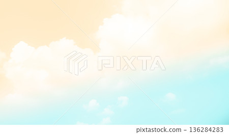 Yellow Sky Blue Pastel Light Abstract Background Texture Nature Summer Landscapte Sun Cloud Beauty Sunset Overlay Gradient Color Sunrise Mockup Scene Wallpaper Fantasy Bright Cute Backdrop Dream. Yellow Sky Blue Pastel Light Abstract Background Texture Nature Summer Landscapte Sun Cloud Beauty Sunset Overlay Gradient Color Sunrise Mockup Scene Wallpaper Fantasy Bright Cute Backdrop Dream. 136284283