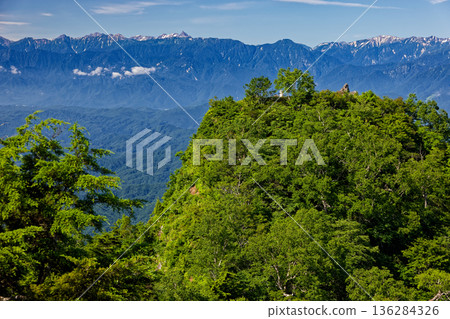 Happoniri and the Yari-Hotaka mountain range seen from Mount Togakushi Happoniri and the Yari-Hotaka mountain range seen from Mount Togakushi 136284326