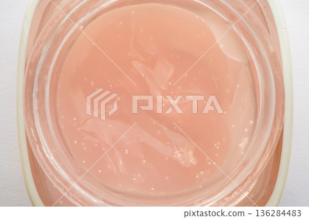 lotion beauty skincare cream cosmetic in the bottle top view lotion beauty skincare cream cosmetic in the bottle top view 136284483