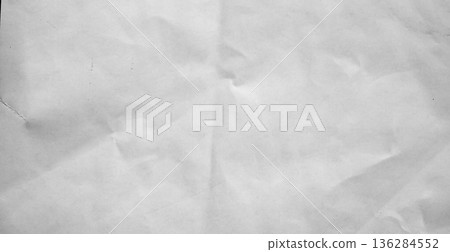 Abstract white crumpled and creased recycle paper texture background Abstract white crumpled and creased recycle paper texture background 136284552