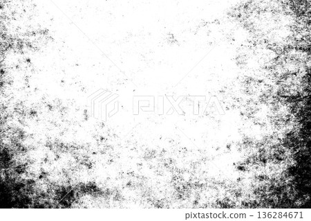 Abstract grunge black and white distressed texture background Abstract grunge black and white distressed texture background 136284671