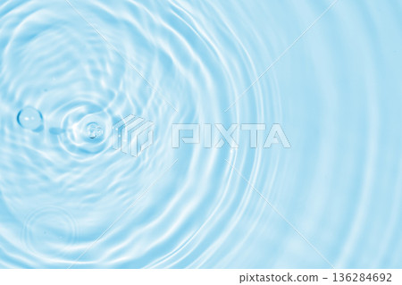 Abstract transparent water shadow surface texture natural ripple on blue background Abstract transparent water shadow surface texture natural ripple on blue background 136284692