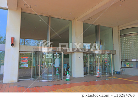 A view of the Hekinan City Waterfront Gymnasium in Hekinan City, Aichi Prefecture A view of the Hekinan City Waterfront Gymnasium in Hekinan City, Aichi Prefecture 136284766