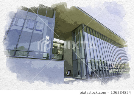 Watercolor style, Onomichi, Onomichi City Museum of Art, Onomichi City, Hiroshima Prefecture 136284834